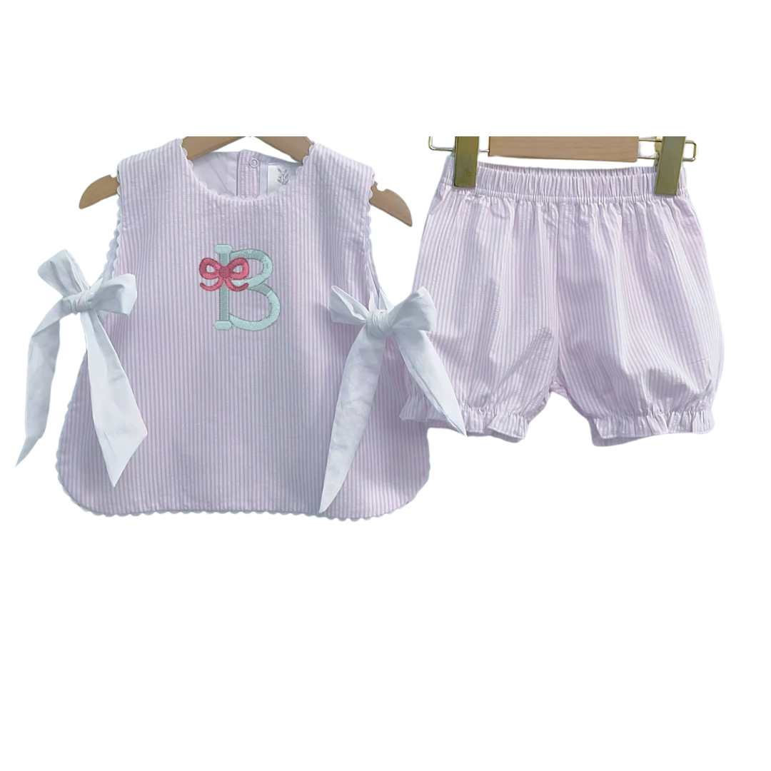 Seersucker apron set